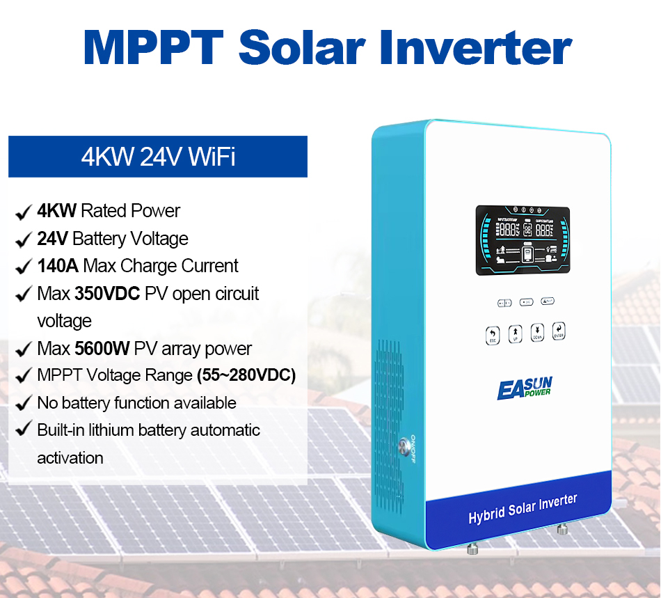 EASUN POWER 4KW 120V Off Grid  - Grid Tie Inverter Limiter 2000W recensie en prijs