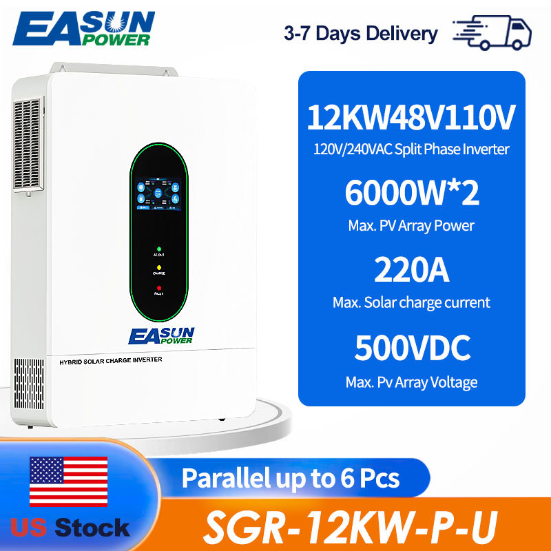 EASUN POWER US 12KW 12000W Spl - Grid Tie Inverter Limiter 2000W recensie en prijs